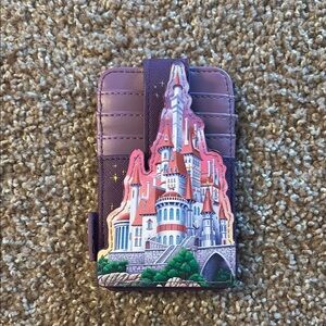 Disney loungefly wallet- Beauty and the Beast themed